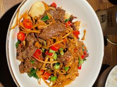 糯米笋炒牛肉-农耕记·湖南土菜(halo广场店)