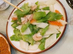 虾仁苦瓜炒山药-鑫顺园小骨头羊杂馆(塔湾店)