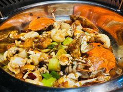 香辣爆炒梭子蟹锅-七欣天香辣蟹火锅(南京夫子庙店)