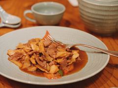 松茸炒牛柳-丽江金茂凯悦臻选酒店-滇香馆