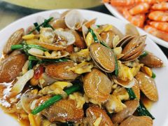 姜葱炒花甲-明记海鲜大排档(巽寮湾店)
