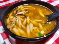 蘑菇汤莜面鱼鱼-西贝(上海我格广场店)