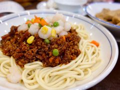 虾仁炸酱面-奎元馆.百年奎元.非遗传承(西湖边的解放路店)