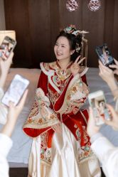-桃子造型婚纱礼服(凤起广场店)