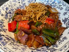 酱爆腰花猪肝拌面-阿大排档(长春这有山店)