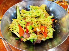干锅花菜-天台徐家小吃