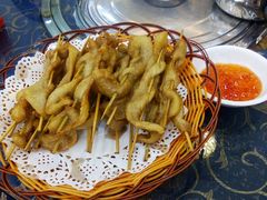竹签猪颈肉-祈胜邨•顺德鱼生•顺德菜(容桂店)