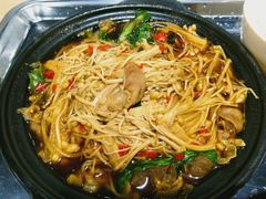 黄焖金针菇肉片-北京建筑大学食堂(西城校区店)