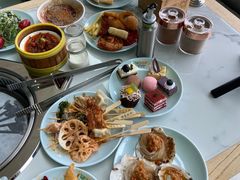 -绿岛港轩海鲜烤肉涮锅自助餐厅