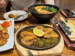 铁板爆香柠檬虾-小川洋风料理(街道口店)