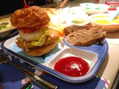 儿童虾肉汉堡-布拉诺牛排西餐厅(上城天街店)