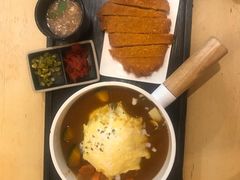 炸猪排咖喱蛋包饭-呀咪咖喱屋(龙之梦购物中心莘庄店)