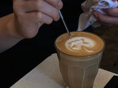 flat&nbsp;white&nbsp;咖啡-blend咖啡部落(车公庙店)