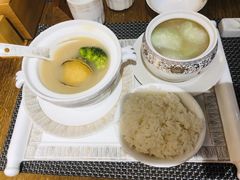 鲍鱼捞菁饭+丝瓜炖大骨汤-李清佛跳墙|福建省十大名厨之首(后江埭店)