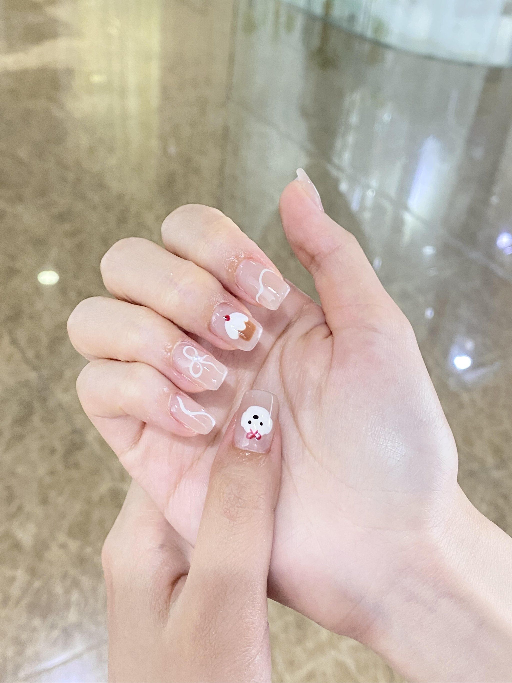 小猪猪美甲太治愈啦