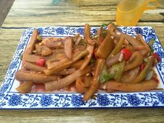 -炕锅羊肉土火锅面片大王