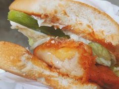 新奥尔良烤鸡腿堡-肯德基(尖岭万达店)