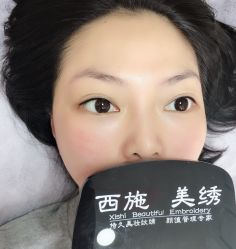 -西施无菌半永久纹绣眉眼影唇轻增发纹发际线