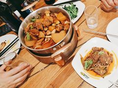 新疆大盘鸡-西部马华清真兰州牛肉面·烧烤夜市(关东店)