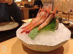 甜虾刺身-越光米贩精致料理餐厅(金鹰店)