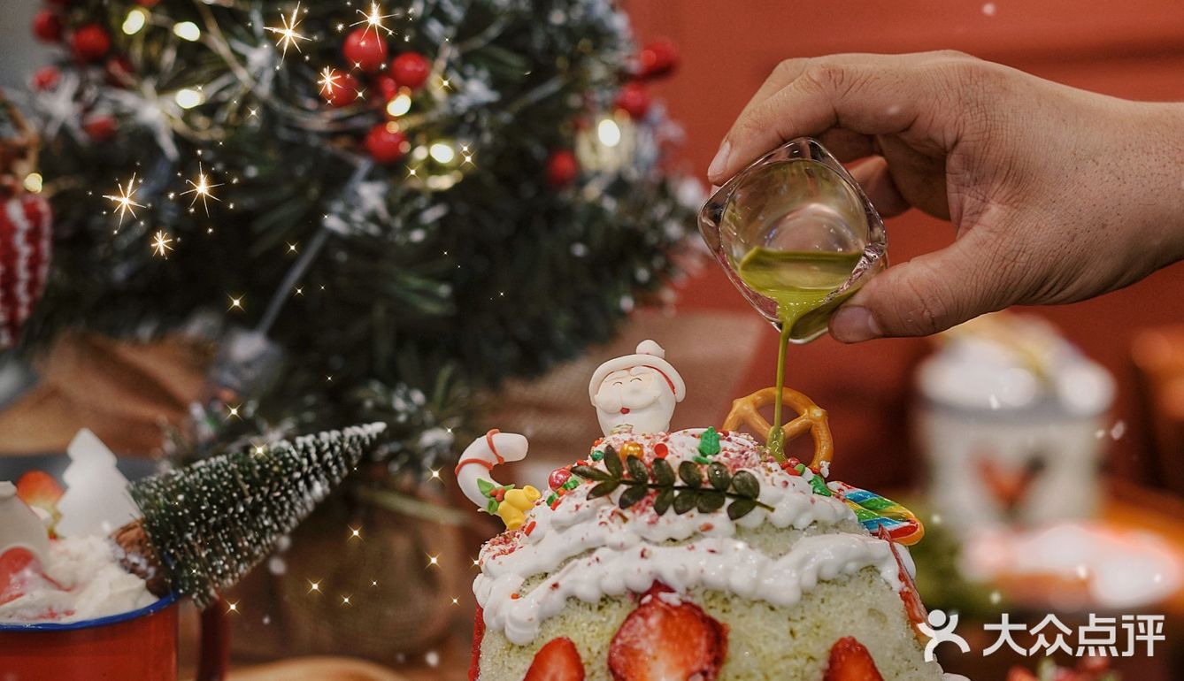 吃火锅🥘却点满了一整桌的甜品🎄🎅🏻