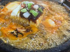 石板鸡蛋金针菇-故乡家韩国料理(丹东街店)