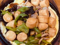 铁板蛋豆腐-老东镇啤酒屋海鲜加工·蒸汽海鲜·海鲜烧烤(台东店)