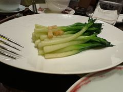 蒜香油爆菜心-杭州西子湖四季酒店·金沙厅