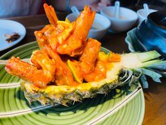 傣味柠檬菠萝香脆虾-中8楼风尚云南菜(颐堤港店)