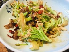 生炒有机花菜-颜记私房菜(中海·寰宇天下A区店)