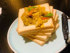 面包咖喱鸡-柒园·三十年创意杭帮菜(龙湖滨江天街店)