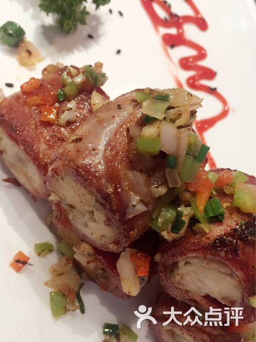 低温慢煎培根鸡肉卷