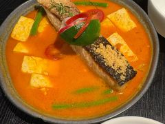 脆皮三文鱼椰汁汤-香兰印尼 Pandan(中华广场店)