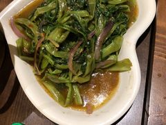 马拉盏炒通菜-大头虾越式风味餐厅(光明广场店)