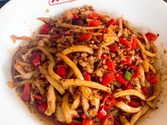 鱿鱼炒肉丝-天下客饭店(中山路店)