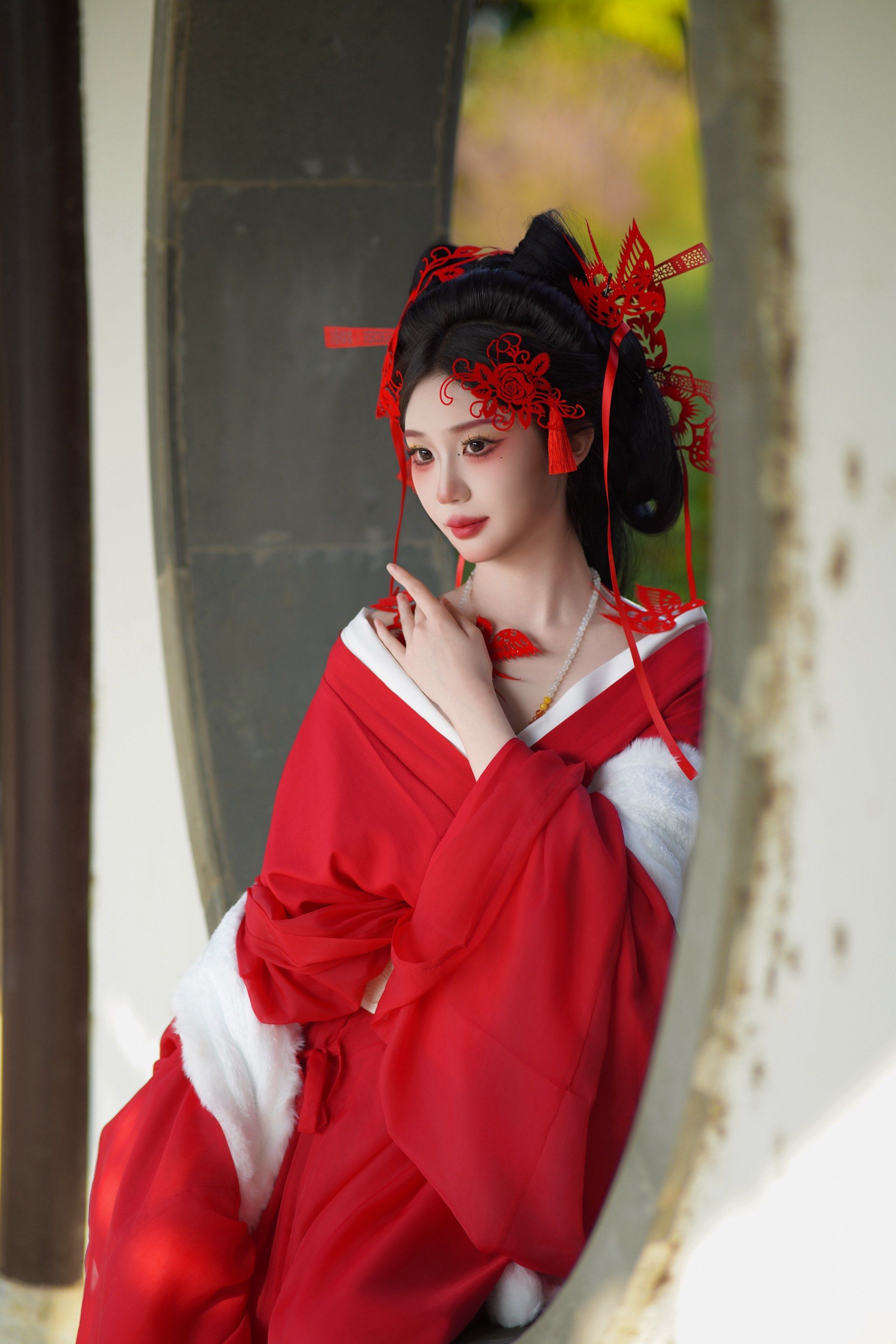 古风美女红衣梦