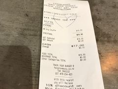 账单-Fergburger(皇后镇店)