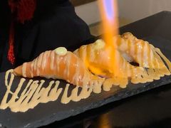 三文鱼火焰寿司-天狗山料理(省体店)