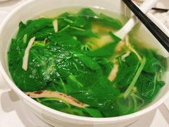 花菇蒜子煮苋菜-四季民福烤鸭店(西单华威约饭街店)