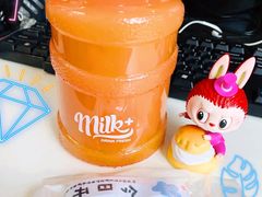 粉桶套装闪现水蜜桃檬茶茶-milkplus·泰式奶茶(较场东路店)