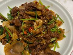 白芹菜爆黄牛肉-眉州东坡(远洋未来广场店)
