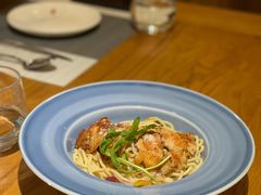 香葱鸡肉蘑菇意面-五合院·整点烤肉