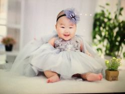 -海岸风光儿童摄影