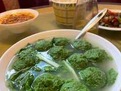 翡翠圆子汤-柏合黄记豆腐皮饭店