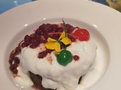 酸奶豆沙紫米-巴特餐饮6加1音乐餐吧·新疆菜