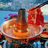 在白塔寺一不小心吃到老北京铜锅涮肉天花板