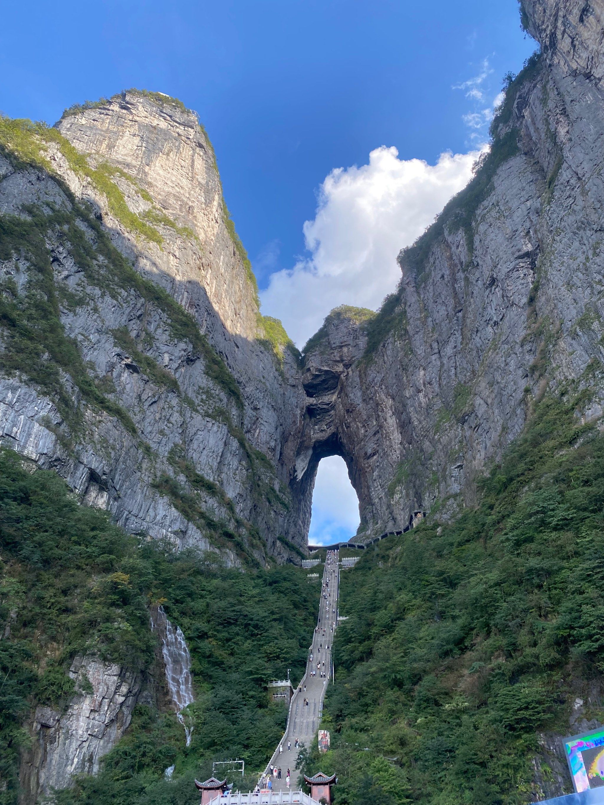 天门山,上天梯,天门洞#你不能错过的峡谷