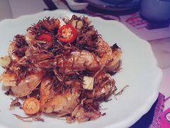 野山蒜油爆大虾-枚青·临安酒肆(腾飞大厦店)