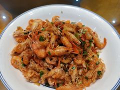椒盐河虾-漳河青花椒鱼头火锅