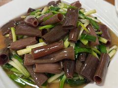 韭菜海肠-景祥海鲜美食餐厅